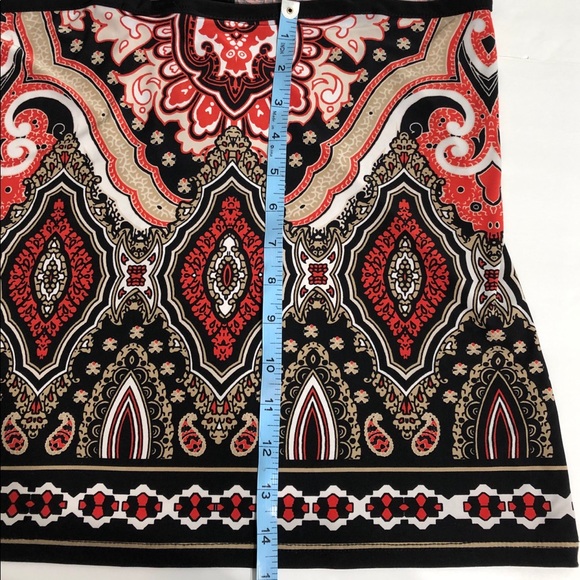 INC International Concepts Black & Orange Top P-S - Picture 5 of 8